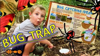 BUG HUNT with COTTAGE CHEESE Trap - MOTH, ants, ROLY POLYS, worms, COCKROACHES & MORE!!