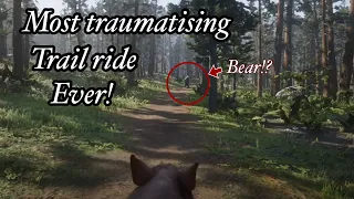 Most terrifying day of my life!! // RDR2online rp! *scary* *we got chased!*|| *VOICED*