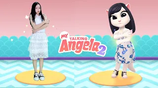 Cute Girl Injected Like Angela - My Talking Angela 2 In Real Life Part 2