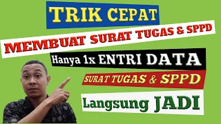 Cara Membuat Surat Tugas dan SPPD Otomatis di Microsoft Excel