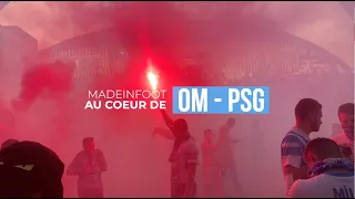 AU COEUR DE OM - PSG : LES SUPPORTERS DE L'OM METTENT LE FEU AU STADE VÉLODROME POUR LE CLASSIQUE 🔥🔥