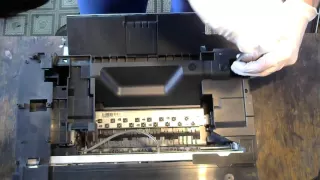 разборка принтера, замятие бумаги Canon MP250