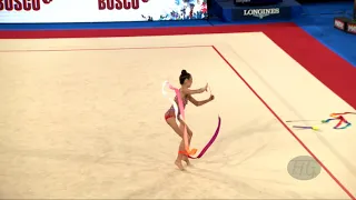 POPOVA Elizabeth (GBR) - 2019 Rhythmic Junior Worlds, Moscow (RUS) - Qualifications Ribbon