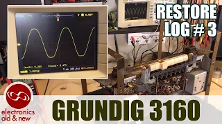 Grundig 3160 tube radio restoration, part 3. Our power amp is working! Oh wait. Isn't this a radio?