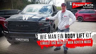 Wie baut man ein Body Lift Kit ein?! Dodge RAM 1500