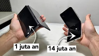 Beda nya apa aja nih? Hape Lipet 1 juta an VS Hape Lipet Harga 14 juta an