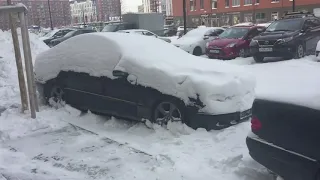 Siberia - cars in Winter