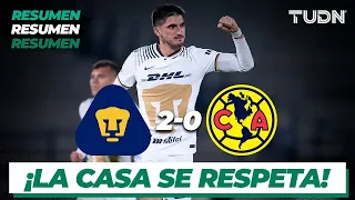 Resumen | Pumas 2-0 América | Copa SKY 2022 | TUDN