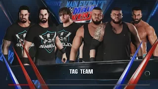 The Shield vs The Authors of Pain Main Event October 14, 2017