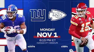 Kansas City Chiefs vs New York Giants 2021 Week 8 Highlights