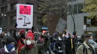 Hundreds call for justice in Chicago rally against the Kyle Rittenhouse verdict