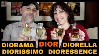 Dior Diorama, Diorissimo, Diorella, Dioressence Review