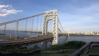 FIXED GEAR NYC | Riding my njs bike across the GW bridge to jersey.