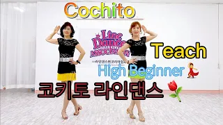 🌹Cochito Linedance(High Beginner) - Teach(Tutorial) 🌺코키토 라인댄스 티치(투토리얼)