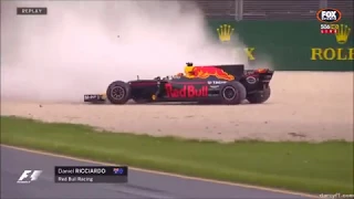 F1 2017 ALL Crashes Compilation