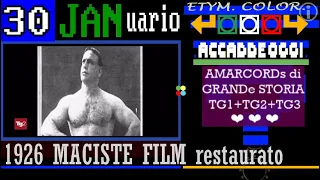 TG2 film: Maciste all'inferno, kolossal del 1926, restaurato dalla cineteca di Bologna