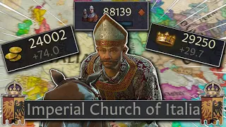 Forcing the POPE to become an EMPEROR in CK3.