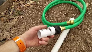 Hoop House Irrigation Setup