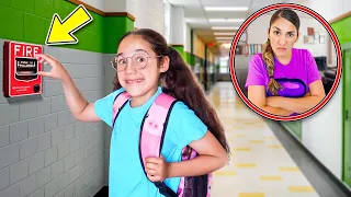 Our Daughter Pulls The Fire Alarm On The Last Day Of School!! *Big Mistake* | Jancy Family