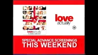 Love Actually 2003 AUS TV Spot