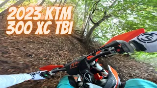 Testing the BRAND NEW 2023 KTM 300 XC TBI