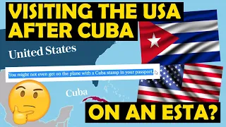 YES, you can visit the USA after visiting CUBA (on an ESTA visa) in 2023