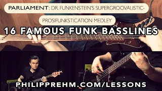 16 Famous Funk Basslines