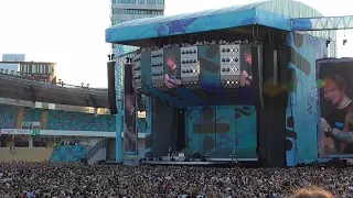 #Ed #sheeran  opening the extra #concert  at #Ullevi in #Gothenburg, 2018-07-11.
