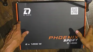 DL Audio Phoenix Sport 2 1200 распаковка, обзор, проверка фильтров