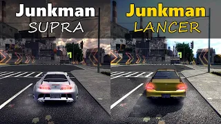 SUPRA VS LANCER Junkman Performance Drag Race in NFS MW