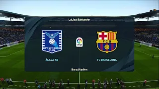 PES 2021 - Alaves vs Barcelona | La Liga 21/22 Matchday 28 | PC Gameplay [4K]