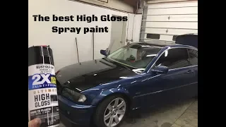 The Best spray can paint for high gloss. (Hood has imperfections)