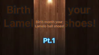 Your birth month your Lamelo ball shoes! Pt.1