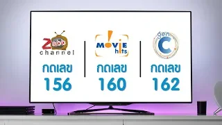 Satupdate - PR ช่อง 156 Zabb Channel, 160 MovieHits, 162 GenC