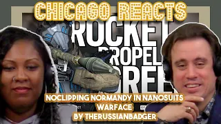 Theater Actor and Marine React to NOCLIPPING NORMANDY IN NANOSUITS  Warface by TheRussianBadger