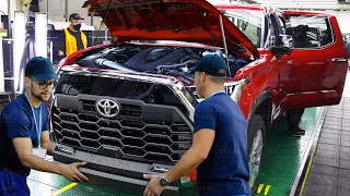 Inside Toyota Best Mega Factory Producing the Massive Tundra Truck - Production Line