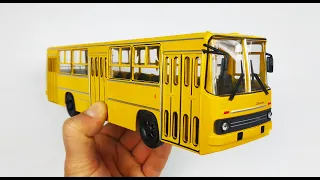 Модель автобуса Икарус 260 масштаб 1:43 Наши Автобусы Модимио №4 распаковка и обзор! Про машинки!