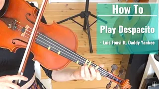 DESPACITO (how to play) | SUPER Easy Violin Tutorial for BEGINNERS