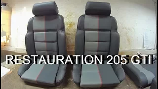 Restauration sièges 205 GTI