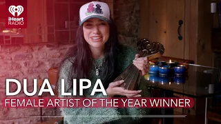 Dua Lipa Acceptance Speech - Female Artist Of The Year | 2021 iHeartRadio Music Awards