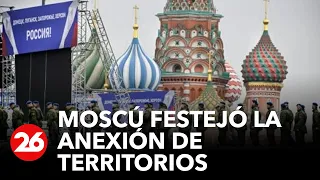 RUSIA | Moscú festejó la anexión de territorios ucranianos