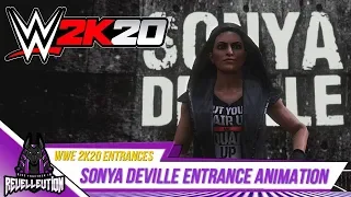 WWE 2K20: Sonya Deville Entrance Animation #WWE2K20