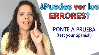 ❌TEST: +18 ERRORES COMUNES que cometen los ESTUDIANTES DE ESPAÑOL❌ || Mejora tu español