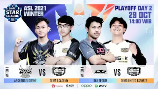 ASL 2021 Winter Playoff Day 2 - Garena AOV Indonesia