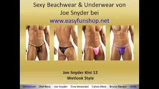 Joe Snyder Beachwear im Wetlook Style.