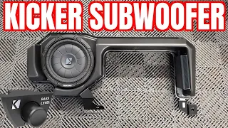 2022 Chevy Silverado - Kicker Subwoofer + Bass Controller Install