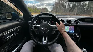 10-SPEED MUSTANG GT TEARING UP BACKROADS POV *ASMR*