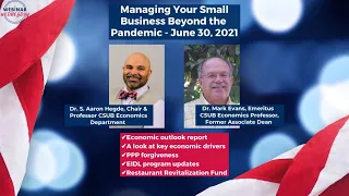 Managing Your Small Business Beyond the Pandemic - June 30, 2021