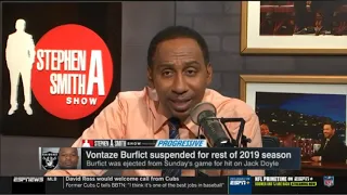 Stephen A. Smith on Vontaze Burfict suspended for rest of NFL season for late hit on Jack Doyle