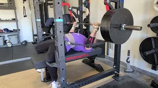 Benching 315lbs for the first time and losing my mind...